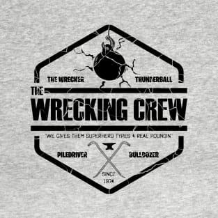 The Wrecking Crew from Marvel Comics - distress cracked T-Shirt